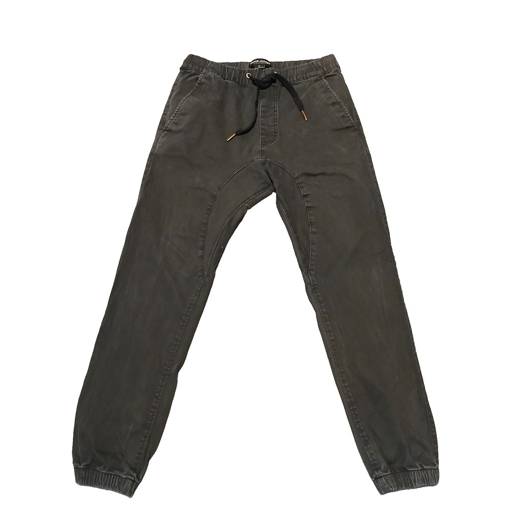 Drake Jogger Cuffed Pants By Cotton On Mens 30 Black Drawstring Elastic Waist